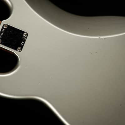 Fender Custom Shop Eddie's Exclusive 1964 Precision Bass Journeyman Relic - Inca Silver image 12