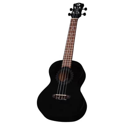 LUNA GUITARS - VINTAGE MAHAGONY TENOR UKELELE / UKE - BLACK image 2