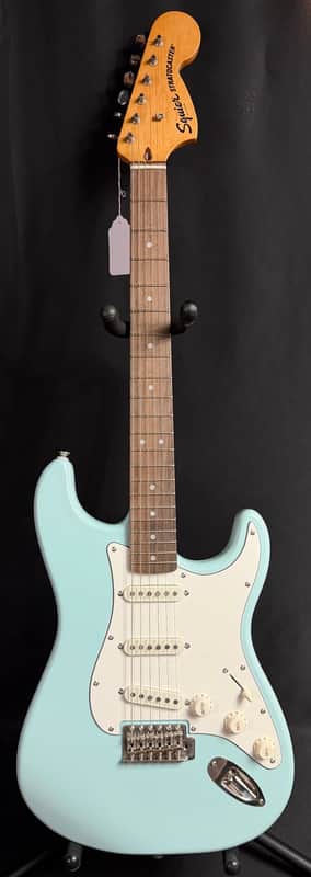 Squier FSR Classic Vibe 70's Stratocaster Electric Guitar Sonic Blue Finish (693) image 1