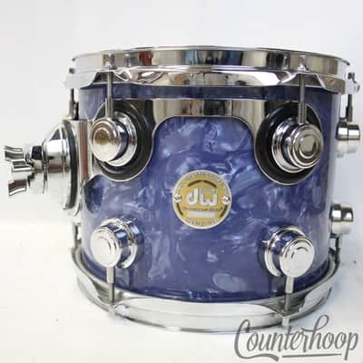 DW 10x8"Collectors Series"Navy Blue Diamond"Rack Tom Drum Workshop"All-Maple"USA image 1