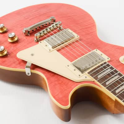 Epiphone Les Paul Standard '60s Figured Top Electric Guitar - Fuchsia image 4