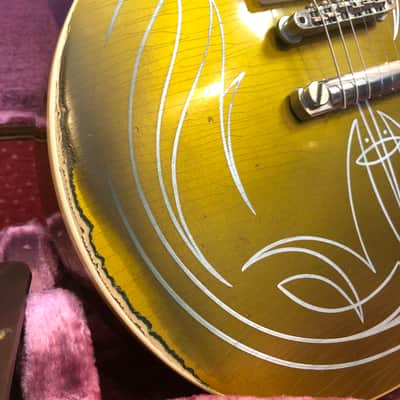 Gibson Custom Shop Billy Gibbons "Pinstripe" '57 Les Paul (Aged) 2013 - Aged Goldtop image 3