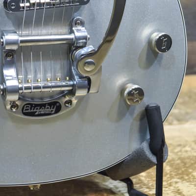 2007 Gretsch Electromatic G5246T Double Jet w/Bigsby Silver Sparkle Electric Guitar image 8