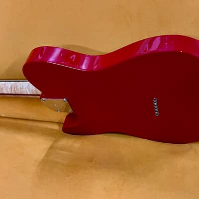 Fender Telecaster Custom Shop Dakota Red Custom Deluxe 5A Flame 2011 - Dakota Red image 5