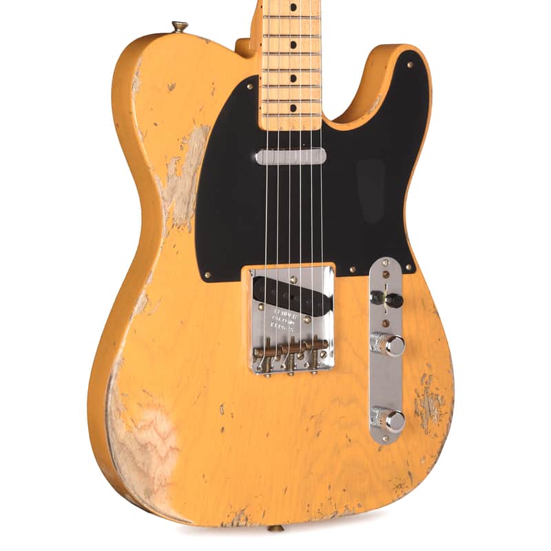 Fender Custom Shop 1952 Telecaster "Chicago Special" Heavy Relic Faded Butterscotch Blonde (Serial #R149645) image 1