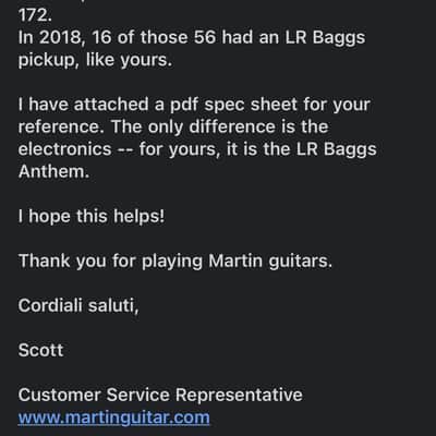 Ultra Rare Martin GP-28E 2018 - Only 56 Made - Factory L.R. Baggs Anthem Upgrade - Mint Condition⁠ image 12
