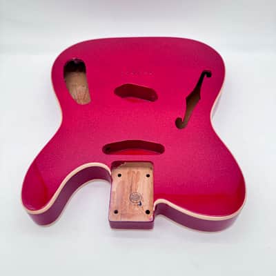 Hoodoo Telecaster Thinline Body Double-Bound Alder Super-Light htb6528 image 4