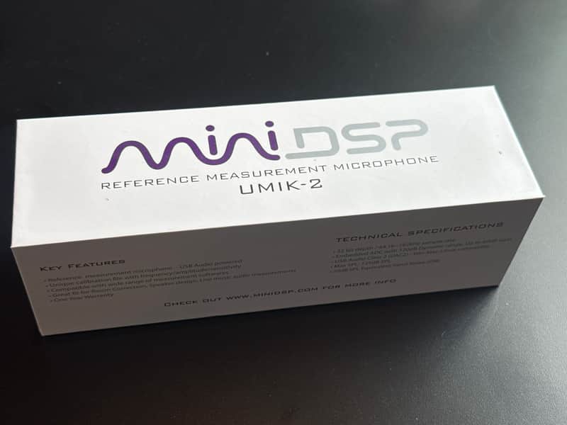 miniDSP UMIK-2 USB, REW, Dirac Room Correction Tested Verified Calibrated image 1