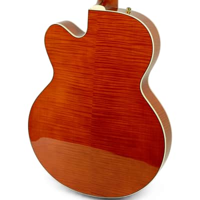2001 Gretsch Brian Setzer Signature 6120SSU Nashville, Orange Tiger Flame image 9