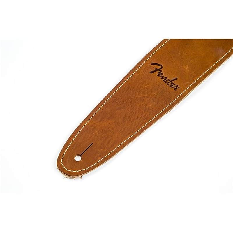 Fender Ball Glove Leather Strap, Brown 2016 image 3