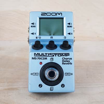 Zoom MS-70CDR MultiStomp Blue w/ Box, Paperwork image 7