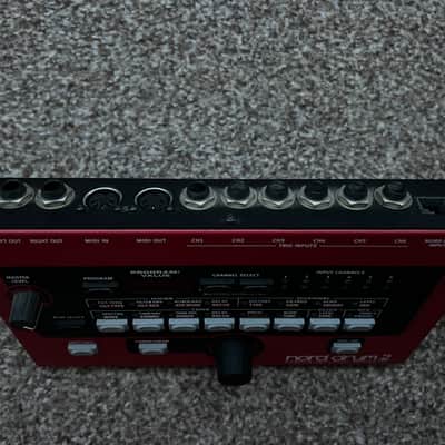 Nord Drum 2 6-Channel Modeling Percussion Synthesizer with Pad Controller 2014 - 2016 - Red with Black Pads image 5