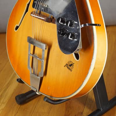 Framus Billy Lorento Archtop 1950s /Orange burst w Video image 8