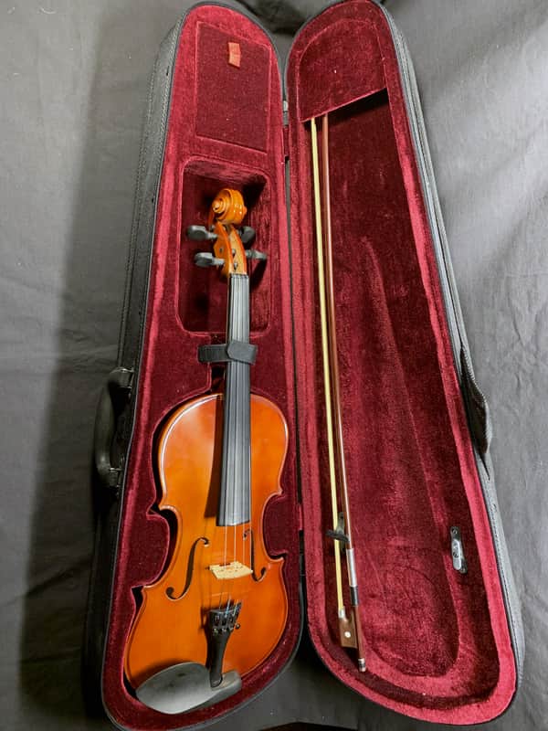 2000's Student Line 4/4 Violin Outfit with Bow and Hardshell Case image 1