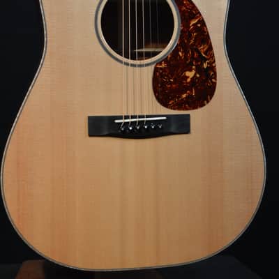 Brand New Huss and Dalton DM Custom Dreadnought Acoustic Guitar - Spruce/Mahogany, Natural image 1