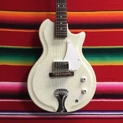 Supro 1572SW Belmont Single Pickup Americana Series Electric Guitar Sparkle White - 1572SW Belmont Single Pickup Americana Series Electric Guitar / Brand New image 2