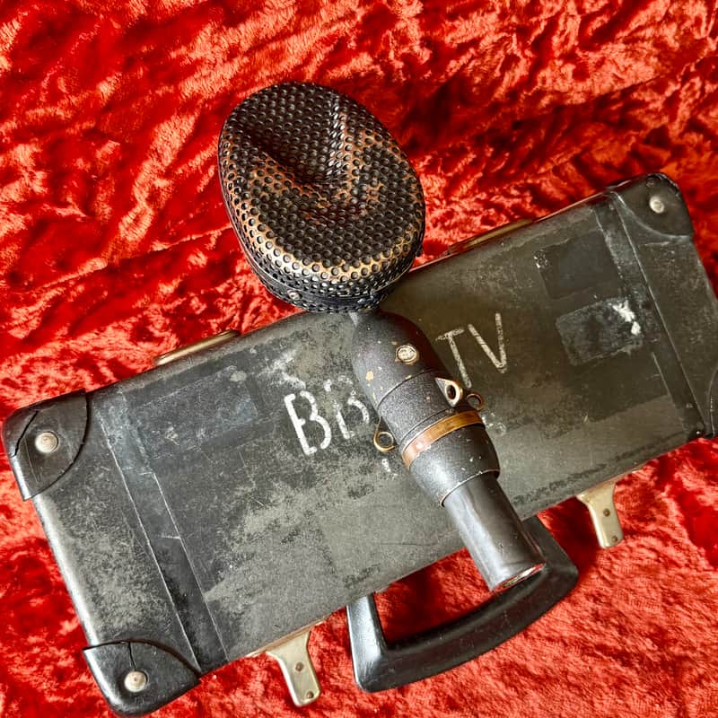 Vintage STC Coles 4038 Ribbon microphone c 1950’s - BBC TV 300 ohm original UK England mic image 1
