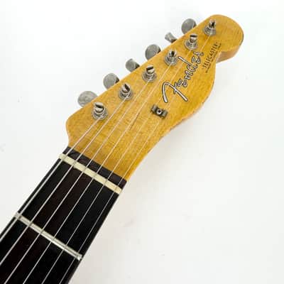2018 Fender Custom Shop NAMM Ltd Custom Telecaster Relic – Faded Aged Shell Pink image 5