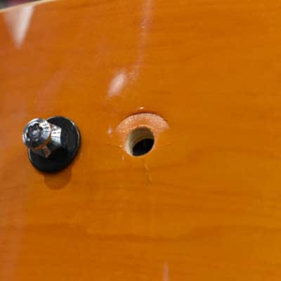 Yamaha Made in Japan 14 x 4 Maple Custom Absolute Piccolo Snare Drum in Honey Amber Lacquer image 17
