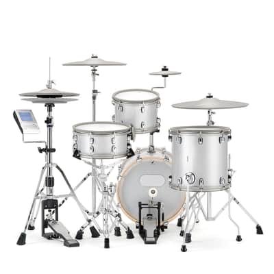 EFNOTE 5 Electronic Drum Set - White Sparkle MONITOR PAK image 3