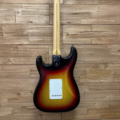 Fender Vintage Stratocaster Guitar -Maple Fretboard 1976- Sunburst- 10lbs w/non original pups + case image 12