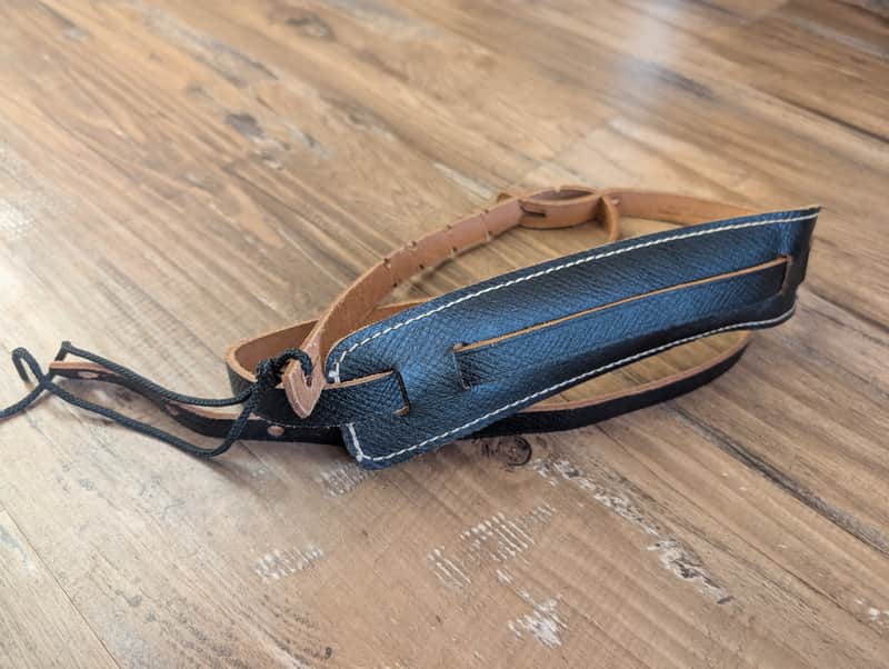 Bobby Lee Sottile Mfg Co Guitar Strap Vintage 1970s Black NOS Excellent! image 1