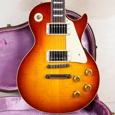 Gibson Custom Shop True Historic '58 Les Paul Reissue 2017 Vintage Cherry Sunburst USA w/ OHSC, COA, Case Candy image 1