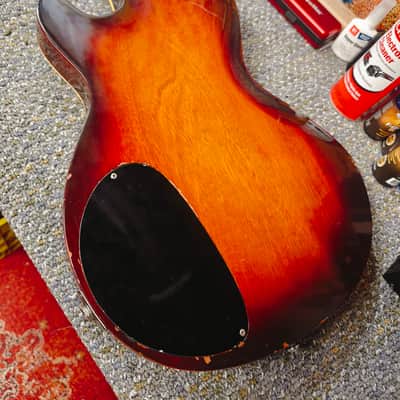 Very Early B.C. Rich USA Electric Bass EB-3 Style w/OHSC Late 60s - Sunburst image 11