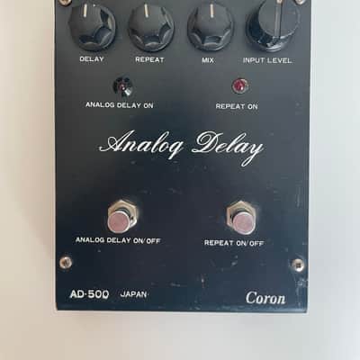 Coron AD-500 Analog Delay 1980 Japan with SAD1024 Reticon BBD 1980 - Black image 2