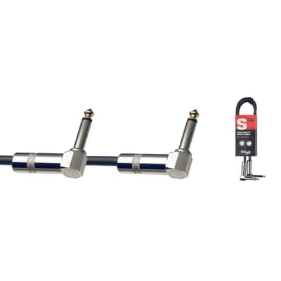 Stagg SPC060L DL 60cm/24 inch Unbalanced 1/4 inch Jack Patch Cable image 2