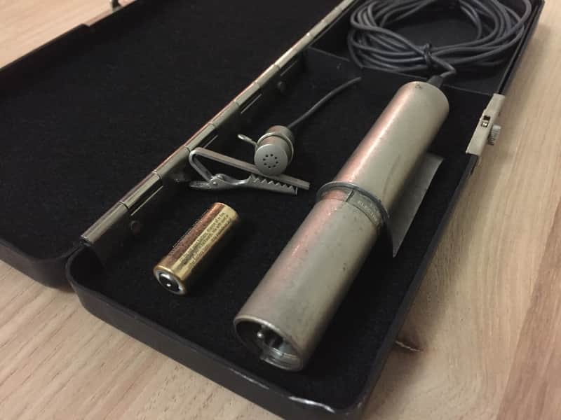 Vintage Sony ECM-50 Omni Lavalier Condenser Microphone *Secret