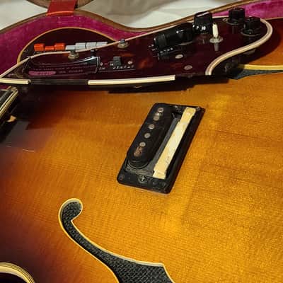 1965 Gibson Johnny Smith D - Guitorgan Guitar Synth Project Sunburst image 5