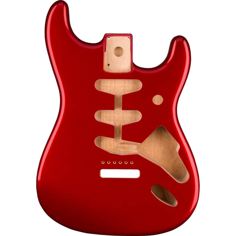 Mint Fender Classic Series 60's Stratocaster® SSS Alder Body Vintage Bridge Mount, Candy Apple Red, 0998003709 image 1