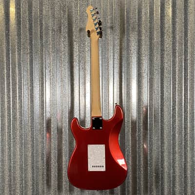 Musily MST-1 Strat Style HSS Guitar Candy Apple Redburst #060520260001 Used image 7