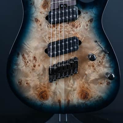Ibanez RGMS7PB-CBS Cosmic Blue Starburst 7-String Guitar #388 image 3