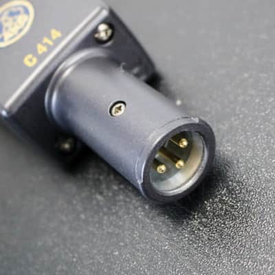 AKG C414 XLII Large Diaphragm Multipattern Condenser Microphone 2010s - Black image 6