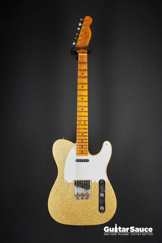 Fender Custom Shop ’52 Telecaster Journeyman Aged Gold Sparkle 2023 Used (Cod.1339UG) image 1