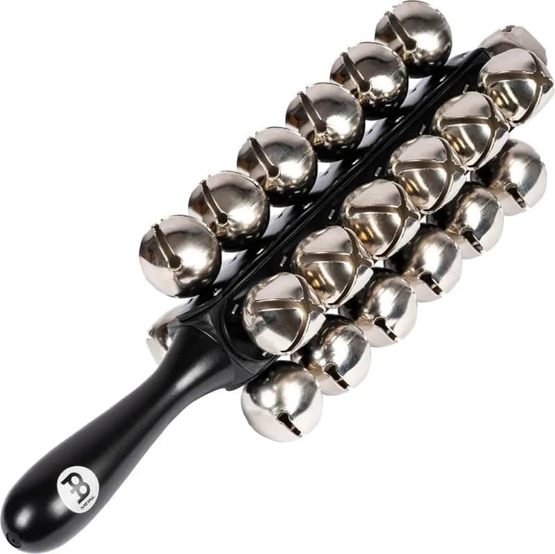 [SO] Meinl Sleigh Bells, 25 Bells on Wooden Handle image 1