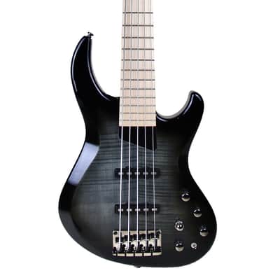 MTD Kingston Saratoga Deluxe 5 - Trans Black Burst w/Maple FB - Open Box image 1