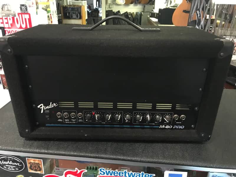 Fender M80-PRO rack head 1989 black image 1