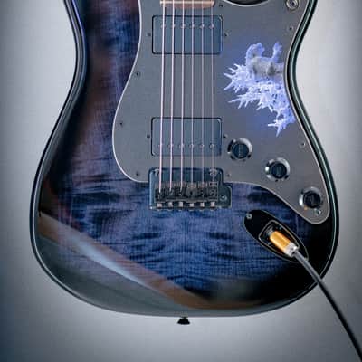 Fender Japan Godzilla Blue Stratocaster - Godzilla 70th Anniversary Collaboration Collection Limited Edition image 2