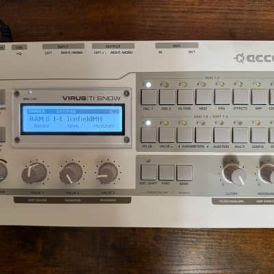 Access Virus TI Snow Desktop Digital Synthesizer 2008 - White