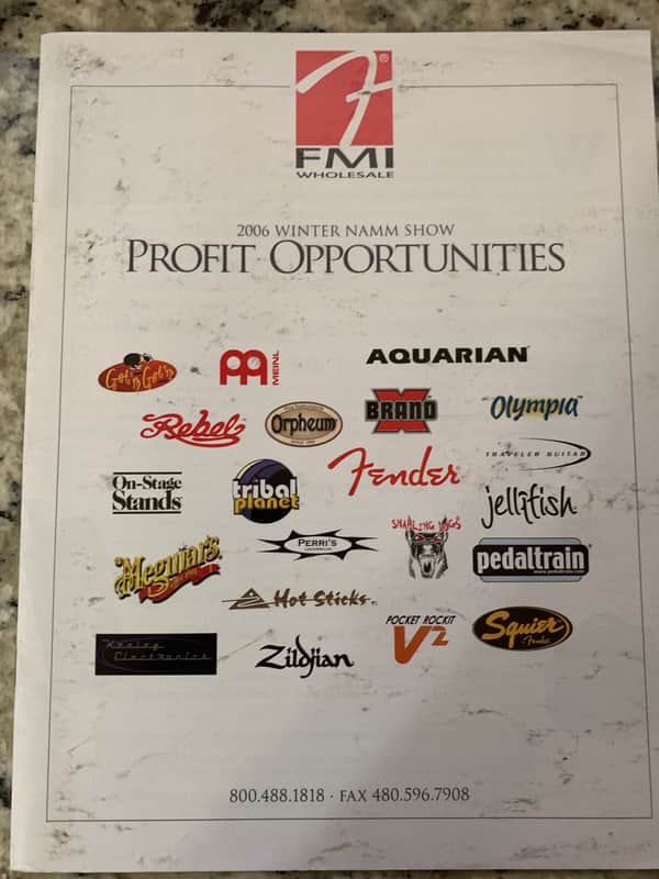 Fender Dealer Accessories Catalog