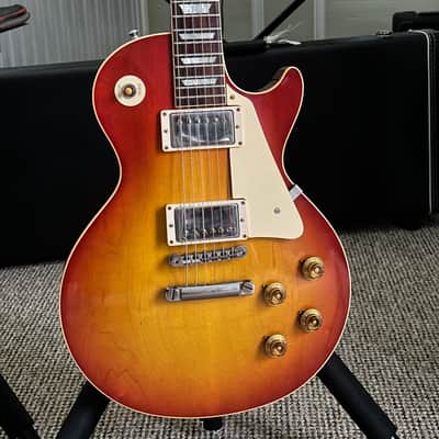 Gibson Custom Shop Les Paul Standard 58 VOS 2017 - Plain top cherry sunburst image 7