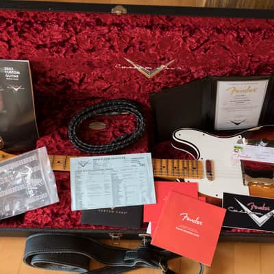 Custom Shop Fender 59 Telecaster, Custom Relic MN Wide-Fade Chocolate 3-Color, Sunburst 2022 - sunburst image 20