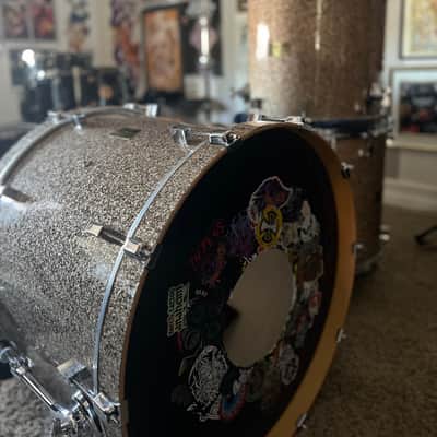 Pork Pie USA Custom 4pc Drum Kit 24/12/16/18 – Made in USA image 14