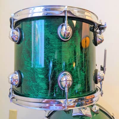 Premier Genista 12x10 Tom. Terraverdi (Green) Lacquer. Scandinavian Birch Shell. image 3