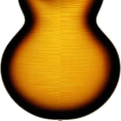 Ibanez AF95FM Artcore Expressionist Hollowbody Electric Guitar, Ebony Fingerboard, Antique Yellow Sunburst image 3