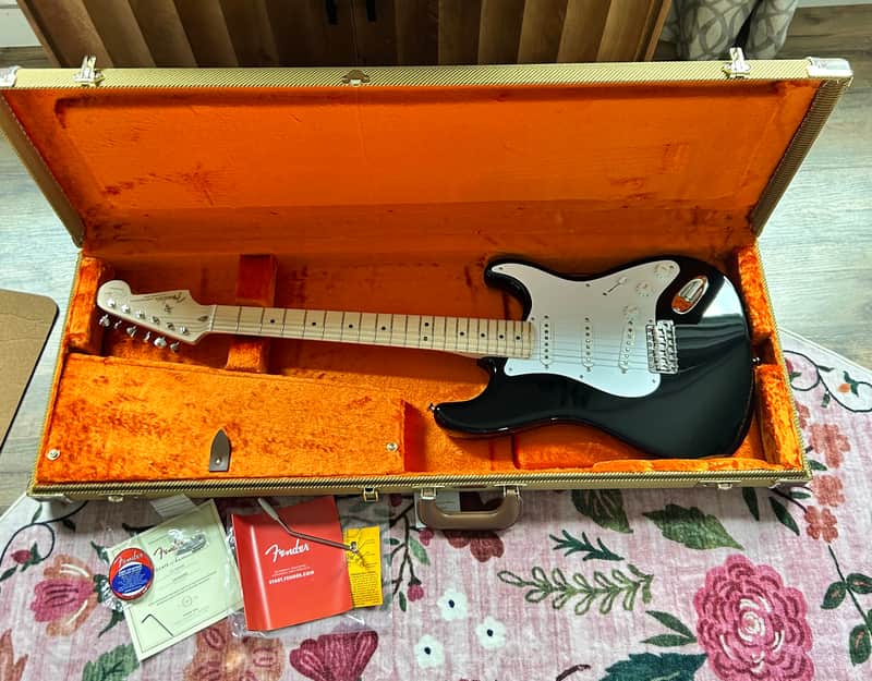 Blackie Fender Eric Clapton Artist Series Stratocaster with Vintage Noiseless Pickups 2001 - Present - Black image 1