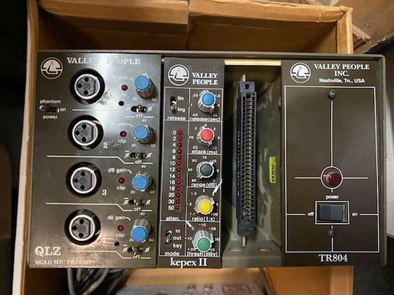 Valley people TR804 Power, Supply, QLZ Quad Mic Preamp, Kepex II, Maxi Q image 1